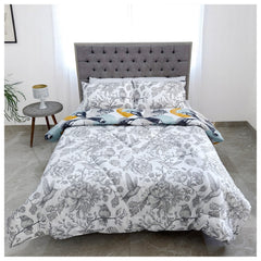 Edredón Doble Faz Estampado Alondra Cama Doble 140x190cm