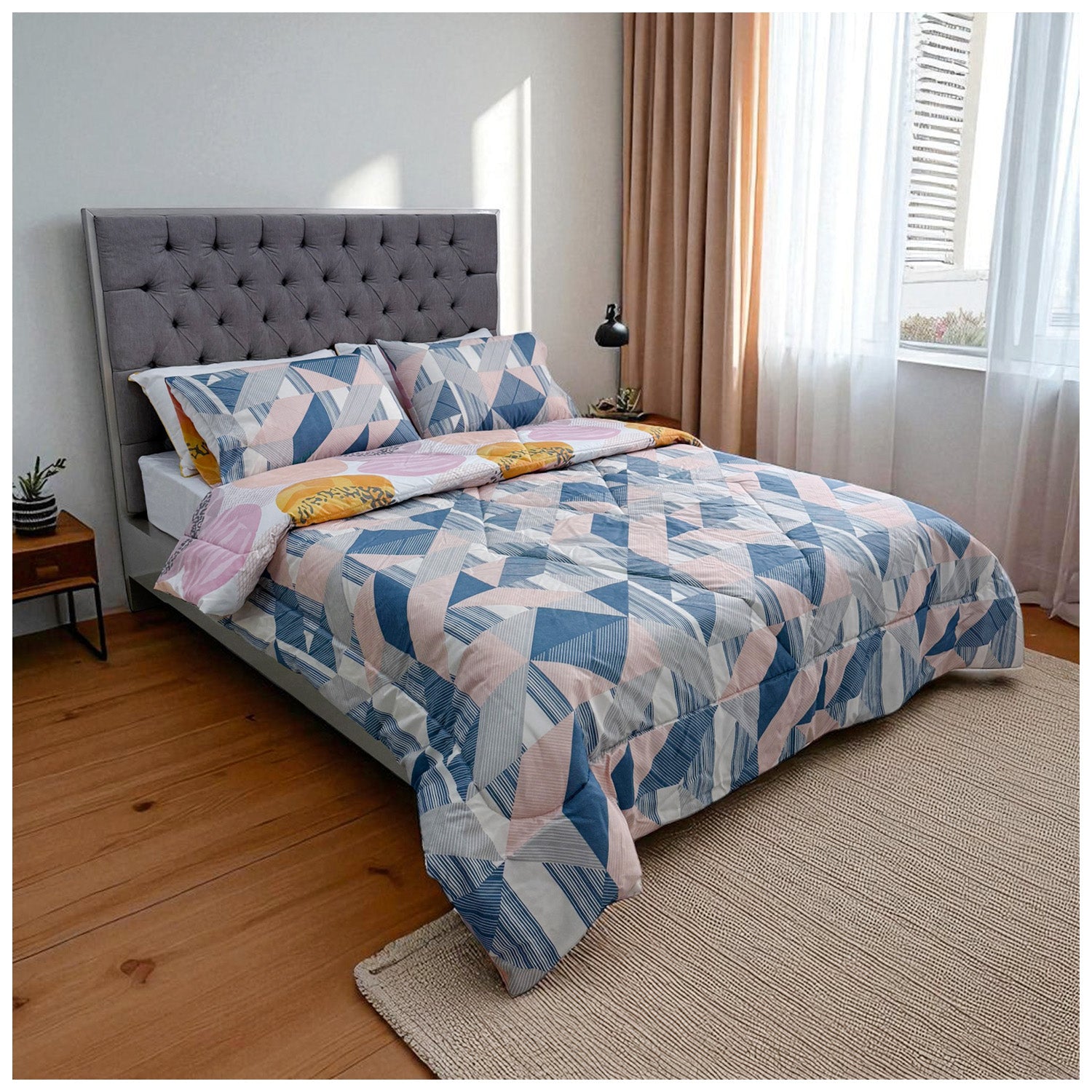 Edredón Doble Faz Equilibrio Cama Doble 140x190cm