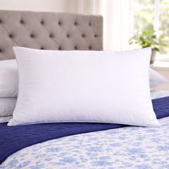 Almohada Sensación Pluma de Ganso - 100% Algodón y Antifluido