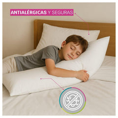 Almohada Extra Grande 135x50cm Blanco
