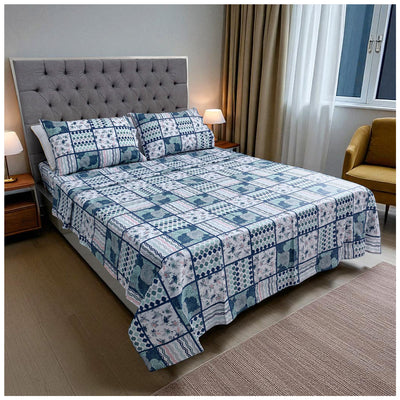 Juego de Sábanas Romelia Polialgodón de 180 Hilos