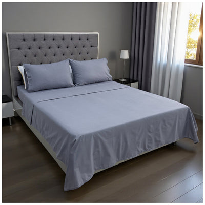 Juego de Sábanas Silver Polialgodón de 180 Hilos