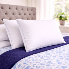 Almohada Sensación Pluma de Ganso - 100% Algodón y Antifluido