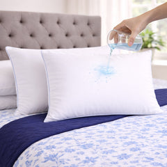 Almohada Sensación Pluma de Ganso - 100% Algodón y Antifluido