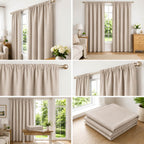 Cortinas 100% Blackout Taupe – Privacidad Total - 270x220cm