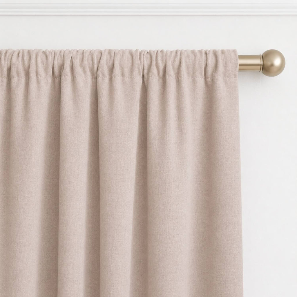 Cortinas 100% Blackout Camel– Privacidad Total - 270x220cm