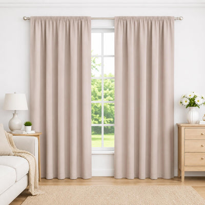 Cortinas 100% Blackout Camel– Privacidad Total - 270x220cm