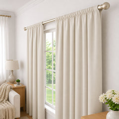 Cortinas 100% Blackout Beige– Privacidad Total - 270x220cm