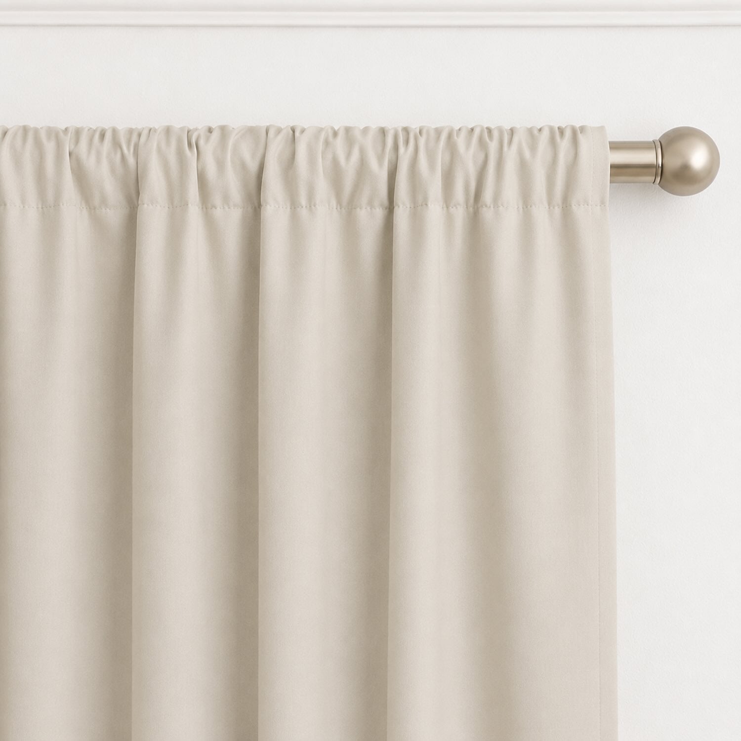 Cortinas 100% Blackout Beige– Privacidad Total - 270x220cm