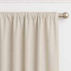 Cortinas 100% Blackout Beige– Privacidad Total - 270x220cm