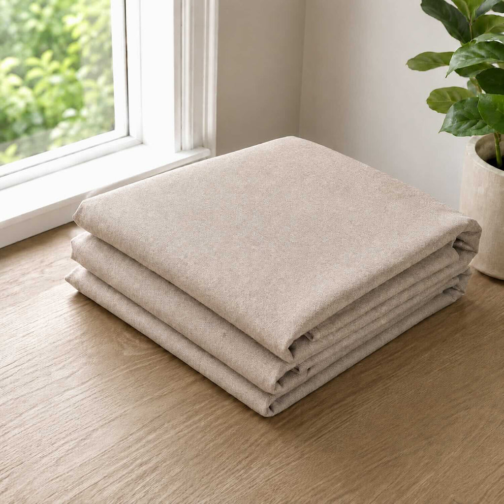 Cortinas 100% Blackout Taupe Jaspe– Privacidad Total - 270x220cm