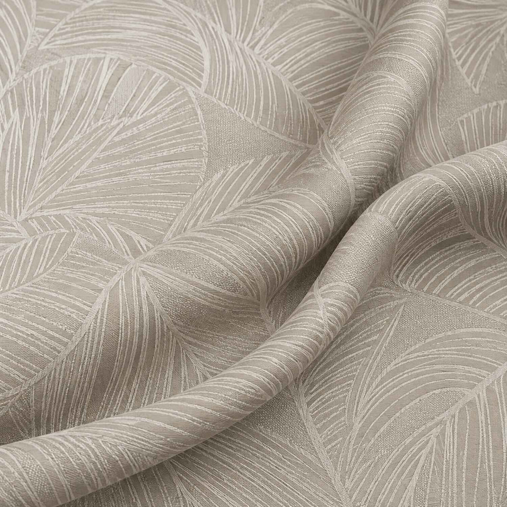 Cortinas Jacquard Diseño Hojas- 270x220cm