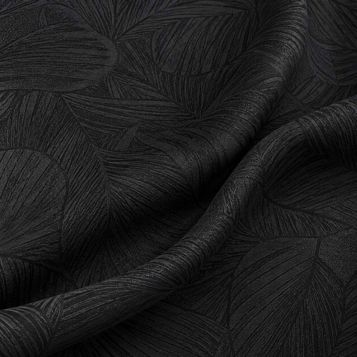 Cortinas Jacquard Diseño Hojas- 270x220cm