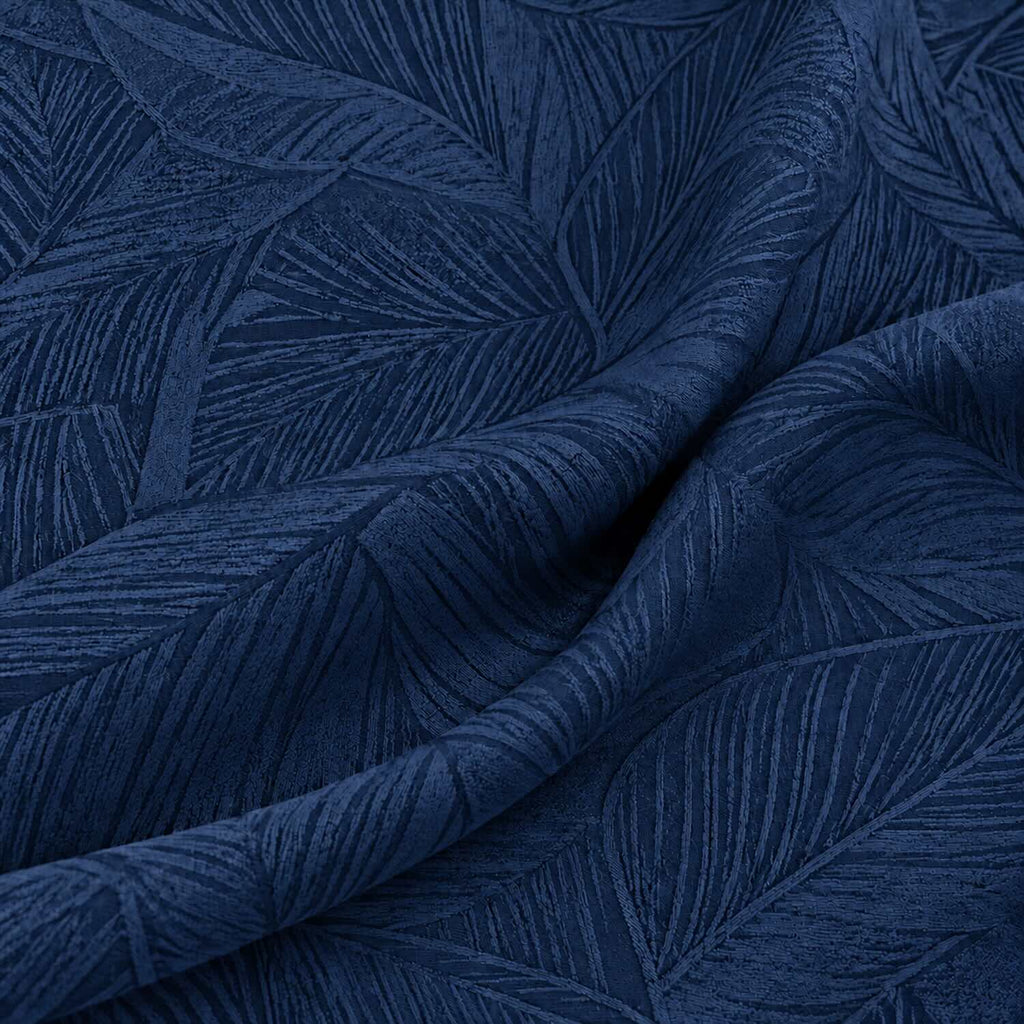 Cortinas Jacquard Diseño Hojas- 270x220cm