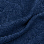 Cortinas Jacquard Diseño Hojas- 270x220cm