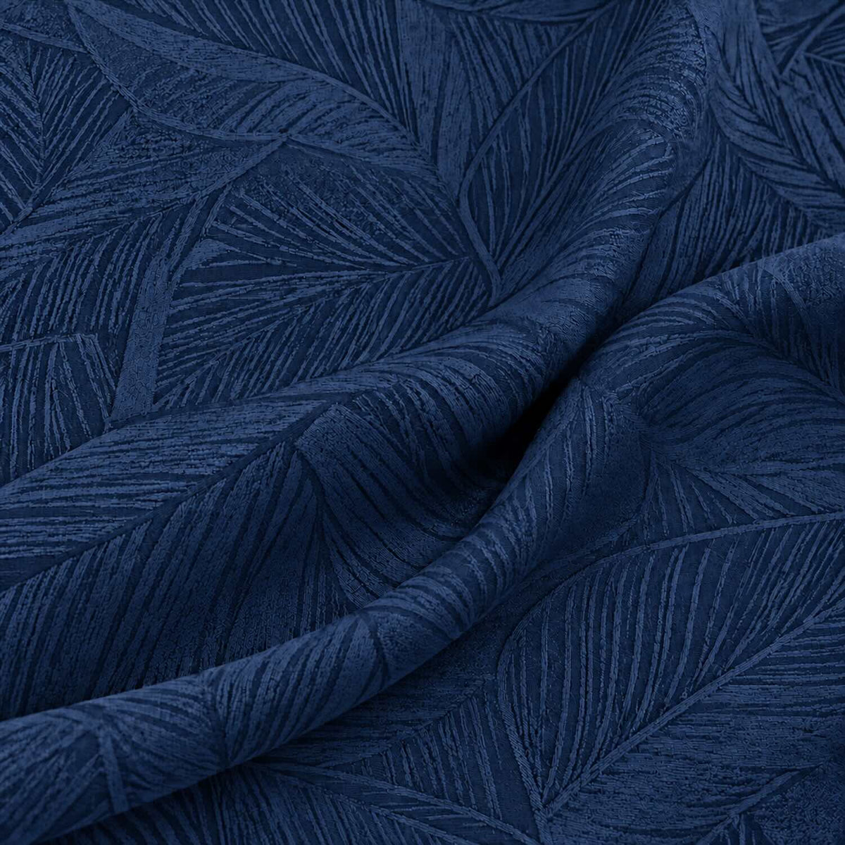 Cortinas Jacquard Diseño Hojas- 270x220cm