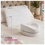 Combo 2 Almohadas Cervicales Mini + Cojín Pierna Memory Foam