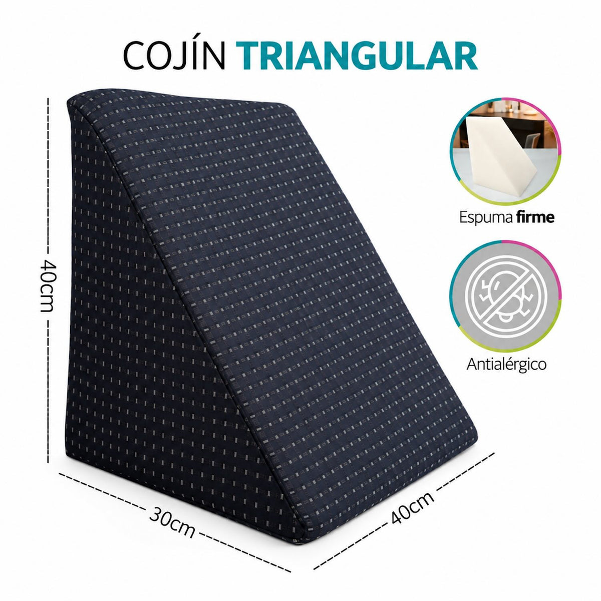 Dúo Cojines de Televisión o Triangular