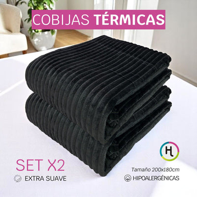 Cobijas Térmicas Set x 2