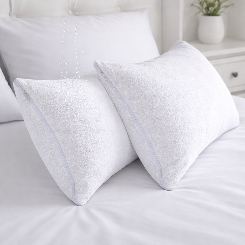 Set x 2 Protectores Impermeables Para Almohada 70x50 cm