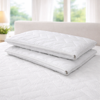 Set x 4 Protectores de Almohada Acolchados 70x50 con Cierre