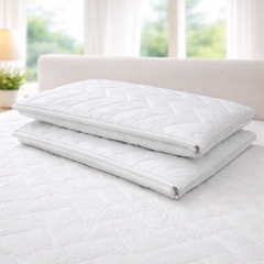 Set x 4 Protectores de Almohada Acolchados 70x50 con Cierre