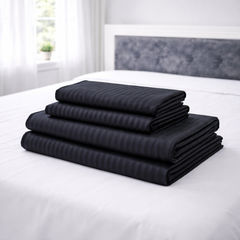 Juego de Sábanas Negras en Microfibra Suave