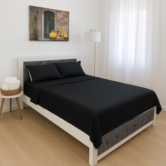 Juego de Sábanas Negro