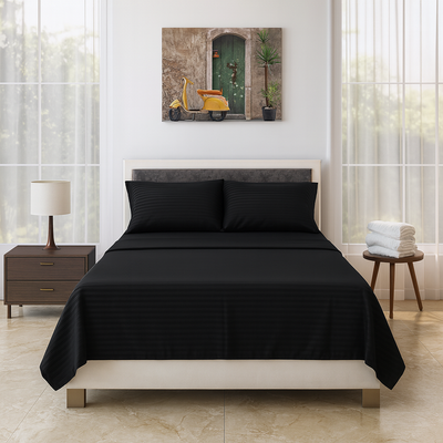 Juego de Sábanas Negro