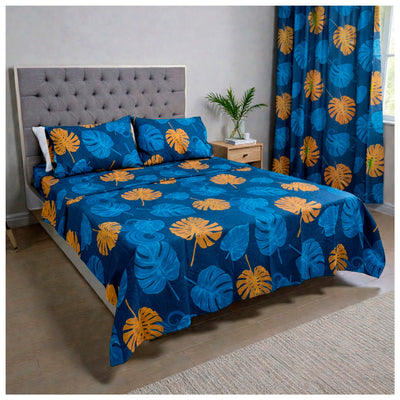 Juego de Sábanas + Cortinas Monstera