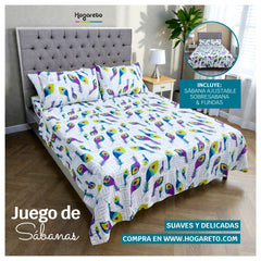Juego de Sábanas Plumaje