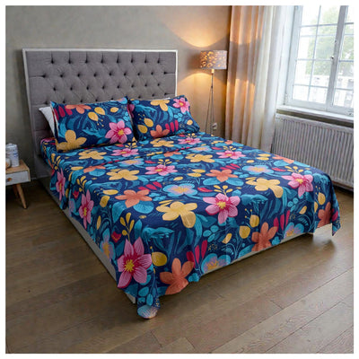 Juego de Sábanas Flores