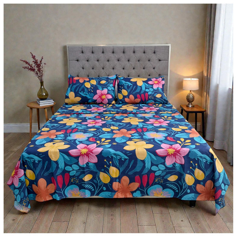 Juego de Sábanas Flores