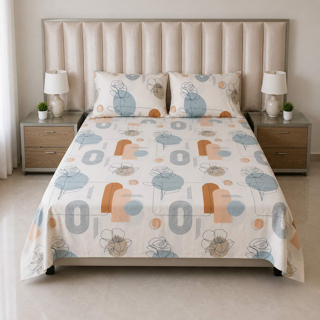 Juego de Sábanas Flora en Microfibra Suave