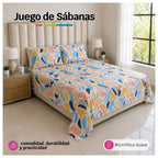 Juego de Sábanas Marlen en Microfibra Suave