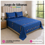 Juego de Sábanas Lucia en Microfibra Suave