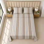 Juego de Sábanas Arena Cama Doble 140x190cm