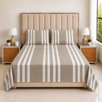 Juego de Sábanas Arena Cama Doble 140x190cm