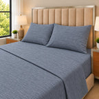 Juego de Sábanas Grafito Cama Doble 140x190cm