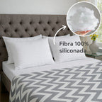 Set x 4 Almohadas Siliconadas 70x50 cm