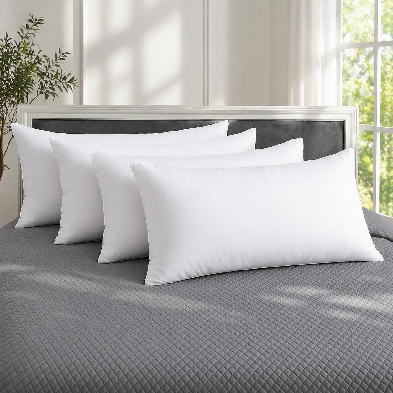 Almohadas Grandes 90x50cm Blanco