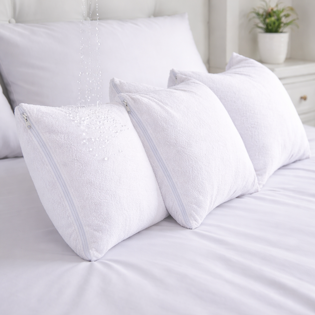 Set x 4 Protectores Impermeables para almohadas de 70x50 cm