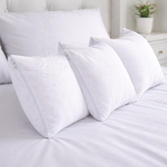 Set x 4 Protectores Impermeables para almohadas de 70x50 cm