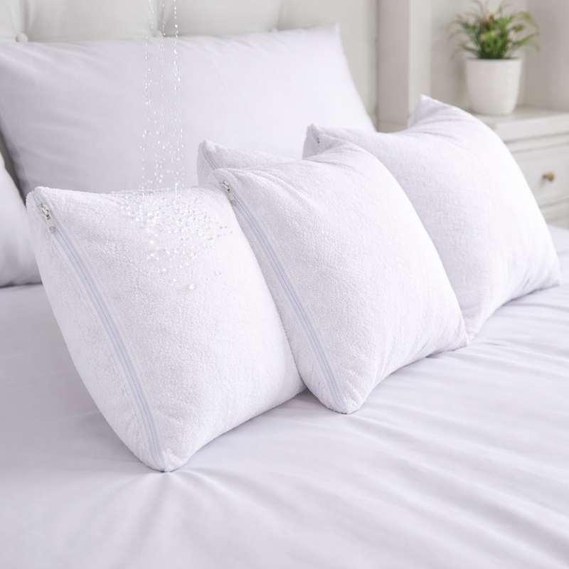 Set x 4 Protectores Impermeables para almohadas de 70x50 cm
