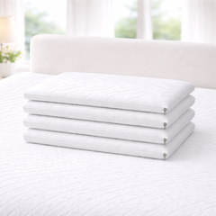 Set x 4 Protectores de Almohada Acolchados 70x50 con Cierre