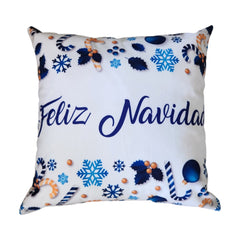 ¡OFERTA DE TEMPORADA! Set x 4 Cojines de Navidad Azul 565