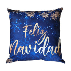 ¡OFERTA DE TEMPORADA! Set x 4 Cojines de Navidad Azul 568