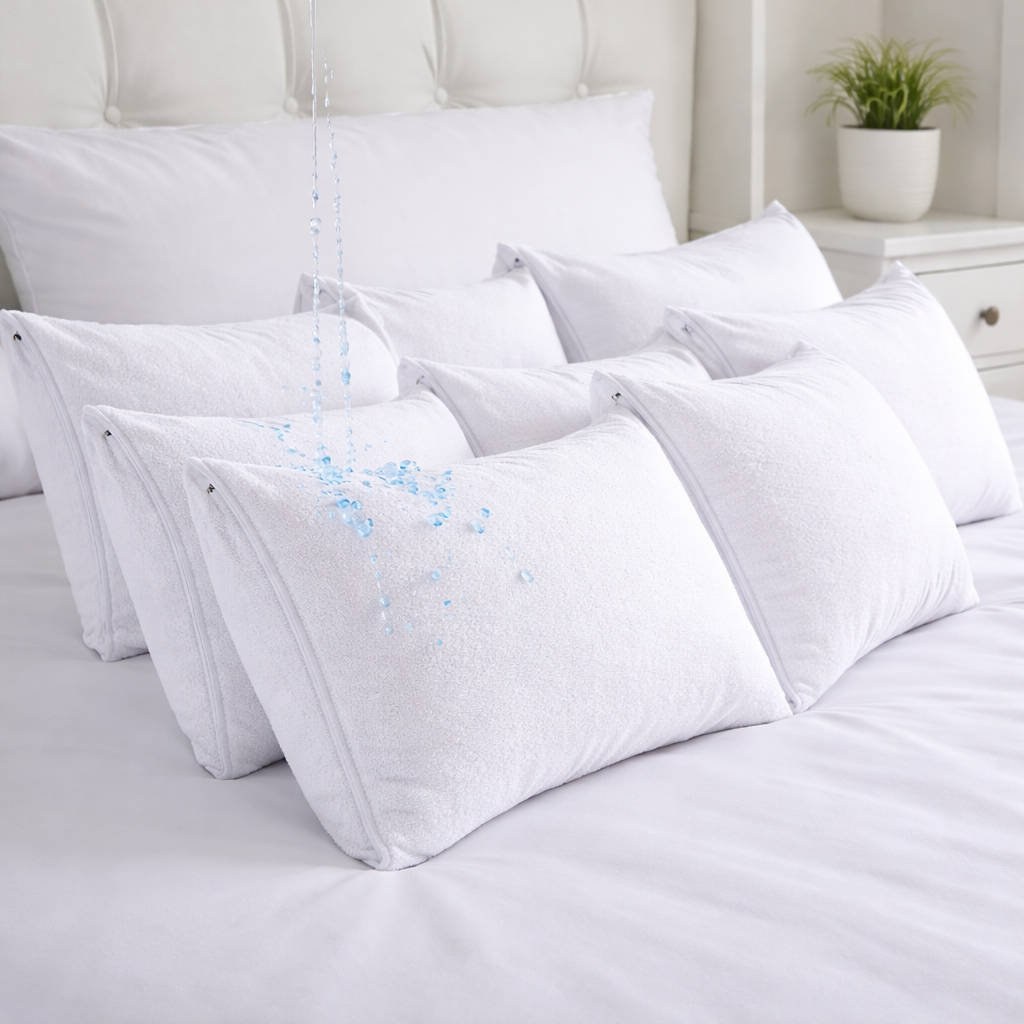 Set x 6 Protectores Impermeables para almohadas de 70x50 cm