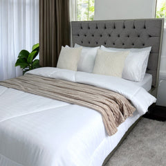 Súper Combo Cama Doble 140x190cm Beige
