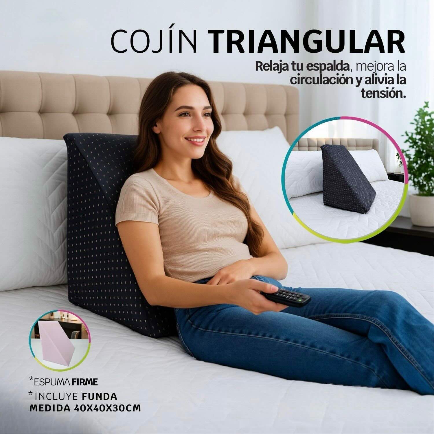 Dúo Cojines de Televisión o Triangular